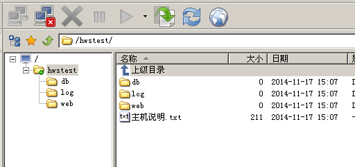 用FlashFXP打开2008下的站点。